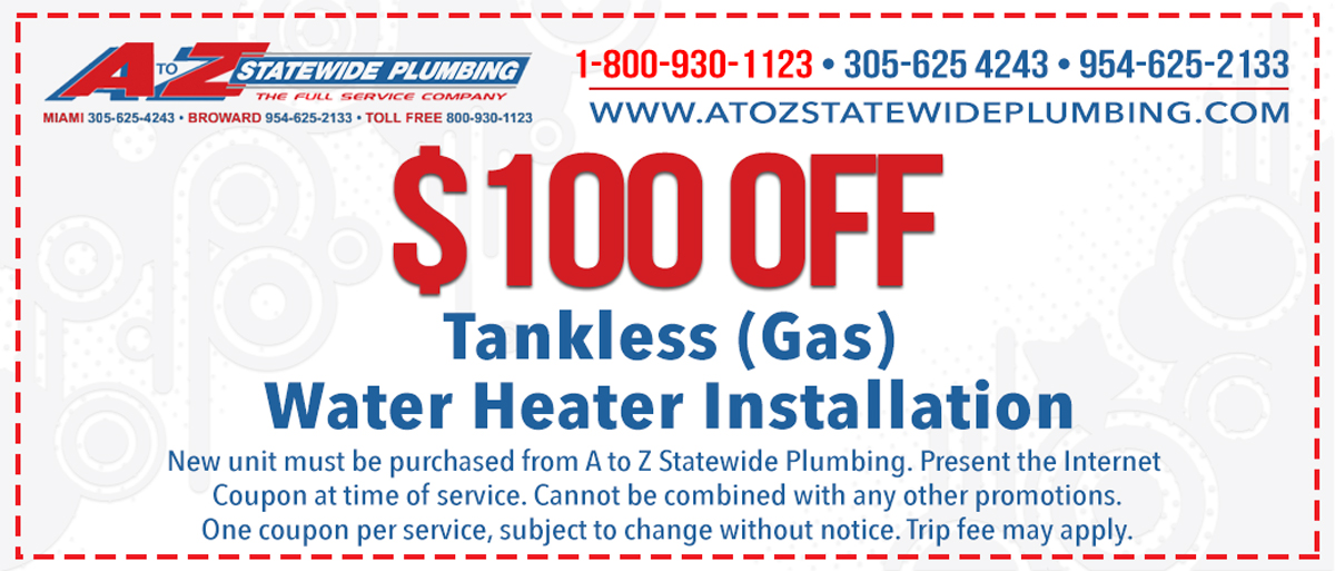 Tankless Water Heater Installation Miami