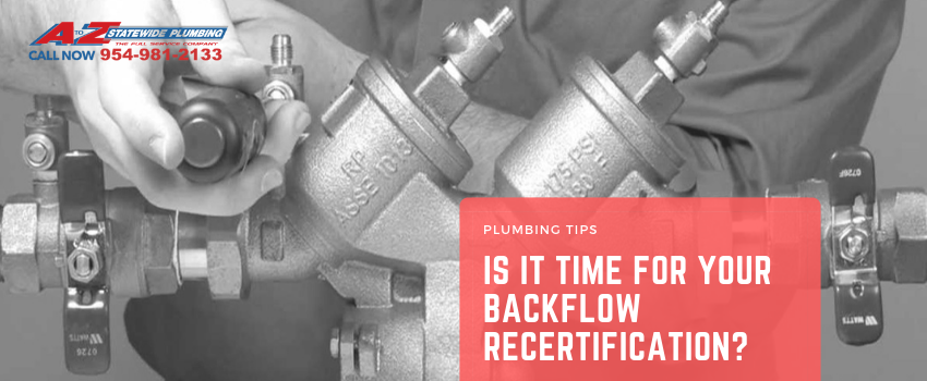 Is it Time for Your Backflow Recertification?