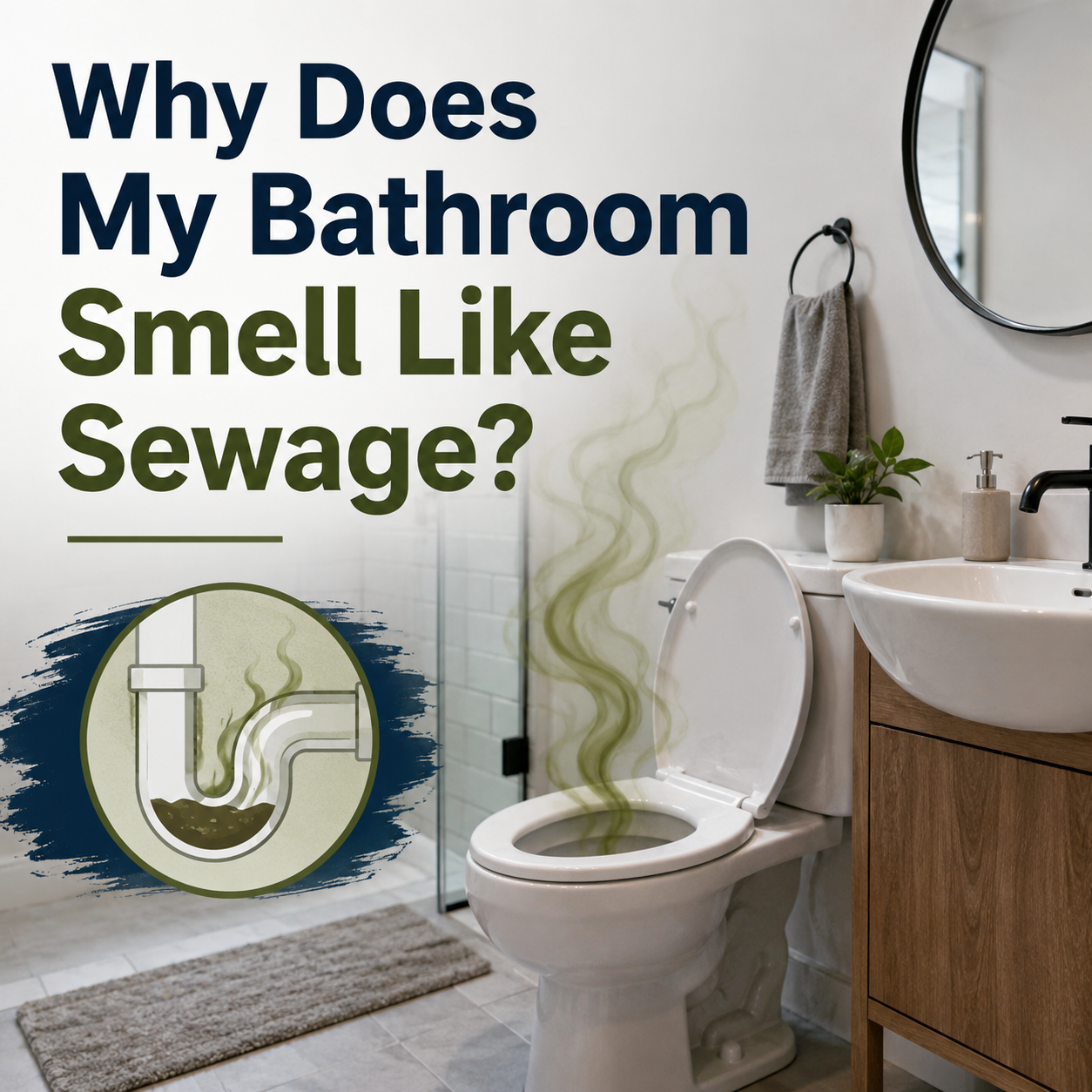 Great Description About Upstairs Bathroom Smells Like Sewage