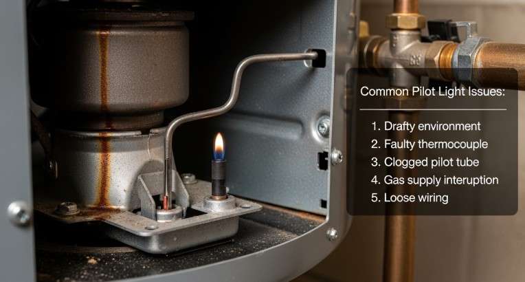 Why do pilot lights go out on water heaters repair guide guide