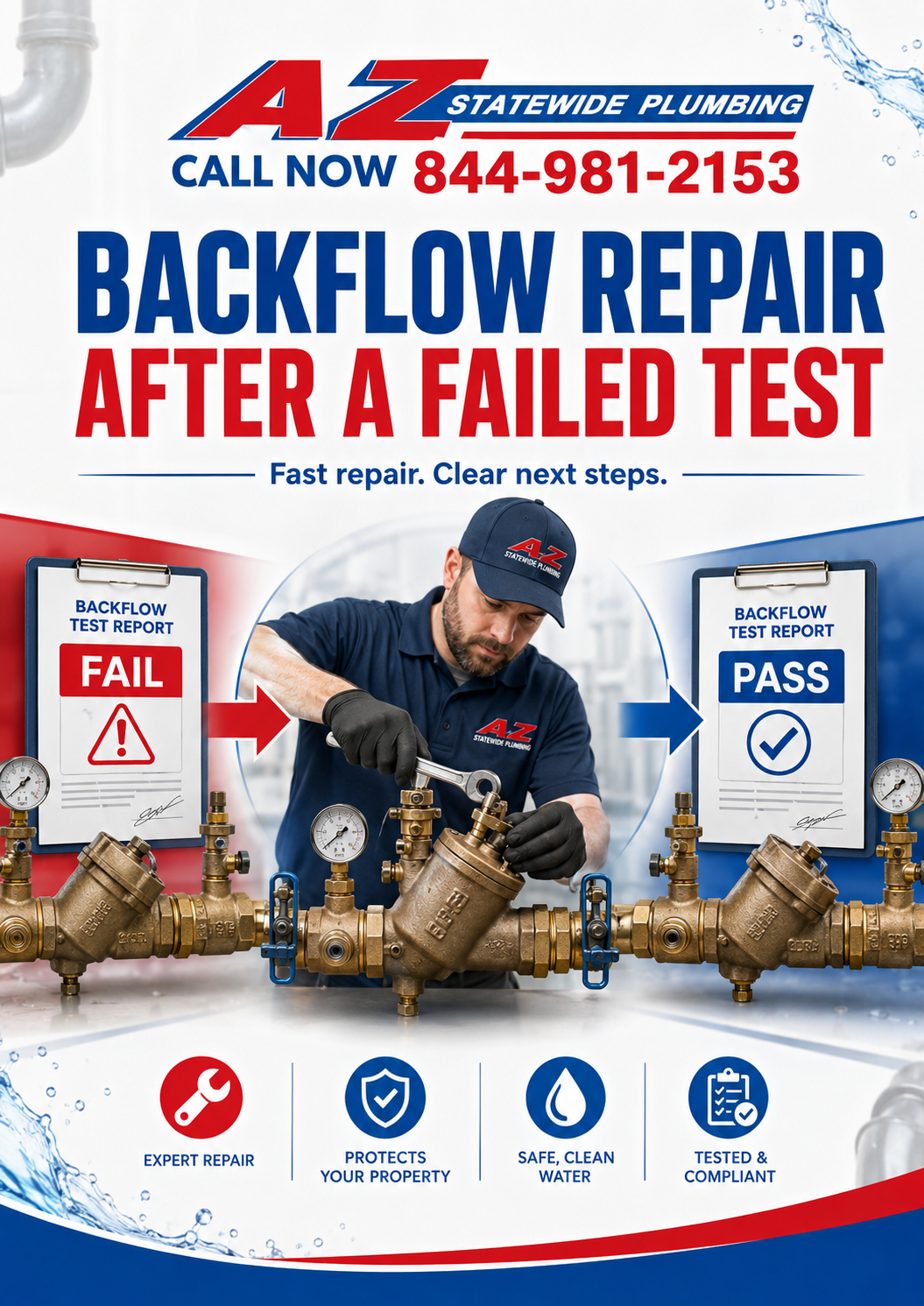 Backflow Repair After a Failed Test