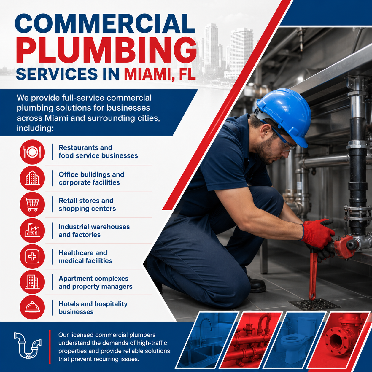 Commercial Plumbing Services in Miami, FL