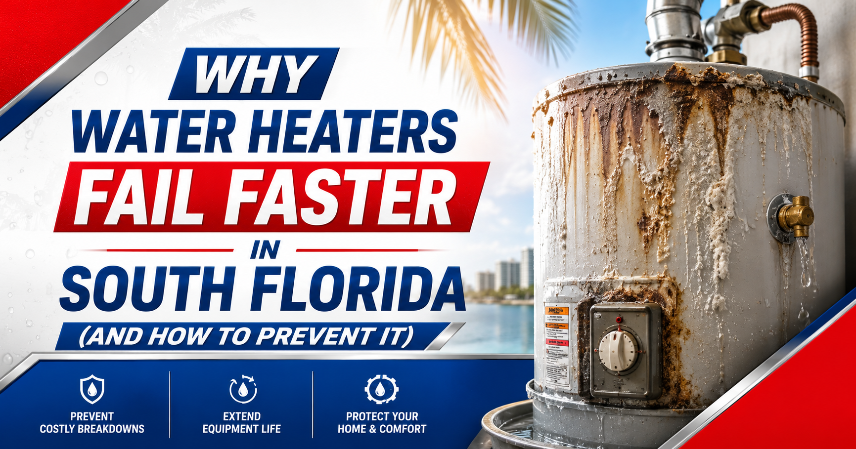 Why Water Heaters Fail Faster in South Florida (And How to Prevent It)