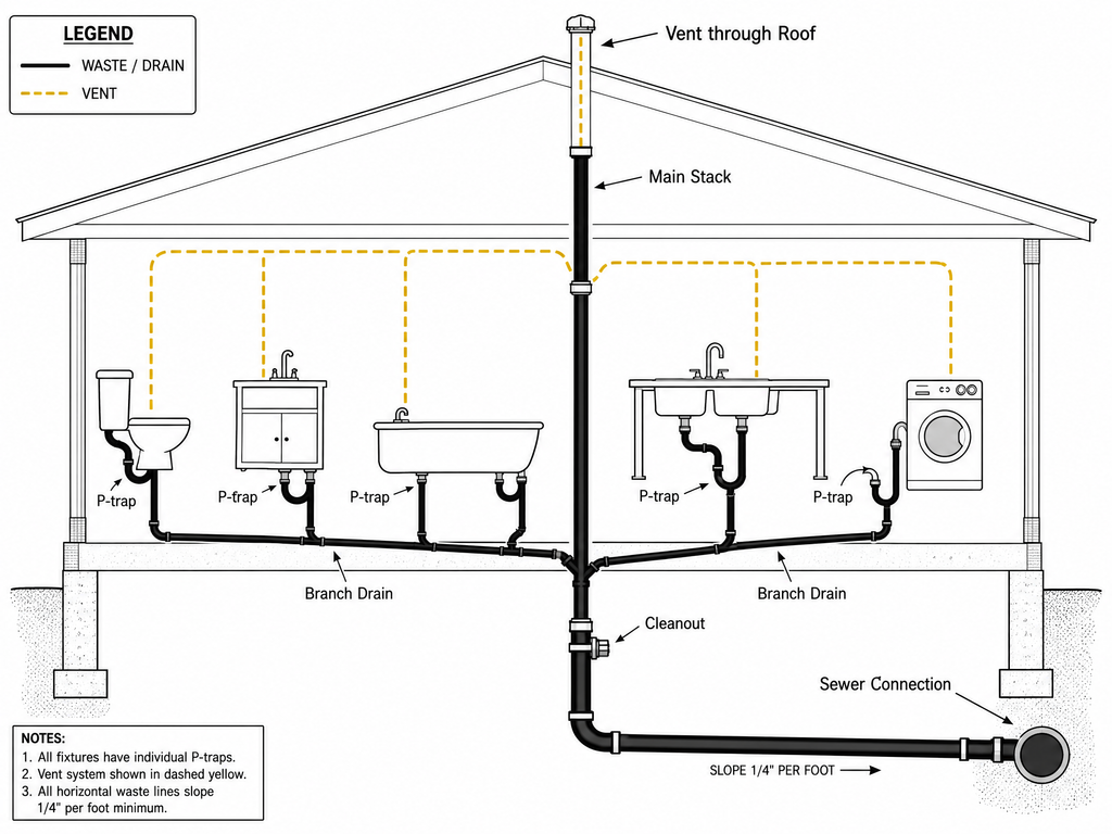 DWV Schematic Diagram