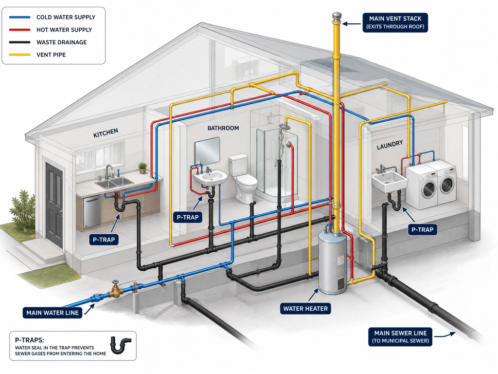 Isometric Plumbing Diagram