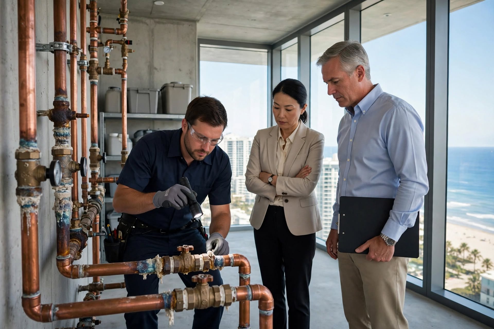Plumbers in Hallandale Beach Oceanfront Condo Plumbing Challenges Every Building Board Should Know